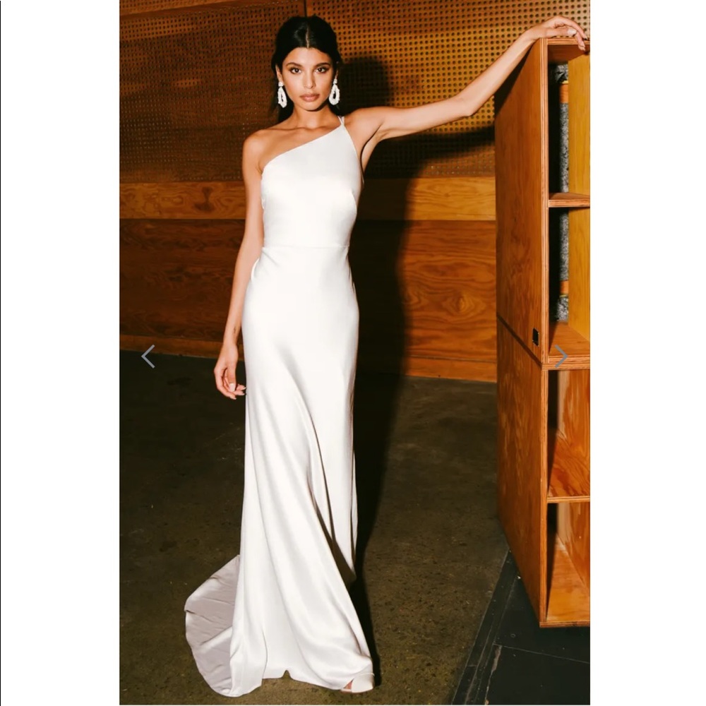 Jenny Yoo Marlene White Dress